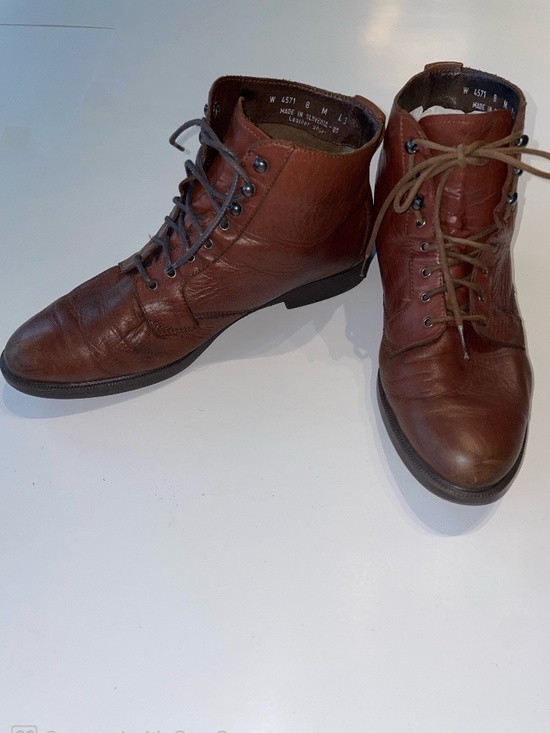 Rockport Men\'s Brown Leather Lace-Up Ankle Boots - Comfort Series Size 8 main image 7